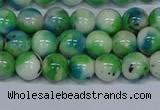 CMJ626 15.5 inches 8mm round rainbow jade beads wholesale