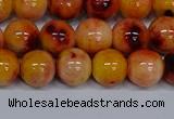 CMJ648 15.5 inches 10mm round rainbow jade beads wholesale