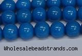 CMJ66 15.5 inches 8mm round Mashan jade beads wholesale