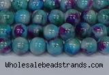 CMJ688 15.5 inches 6mm round rainbow jade beads wholesale