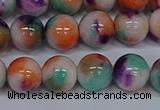 CMJ725 15.5 inches 10mm round rainbow jade beads wholesale