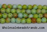 CMJ736 15.5 inches 4mm round rainbow jade beads wholesale