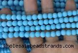 CMJ836 15.5 inches 6mm round matte Mashan jade beads wholesale