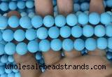 CMJ838 15.5 inches 10mm round matte Mashan jade beads wholesale