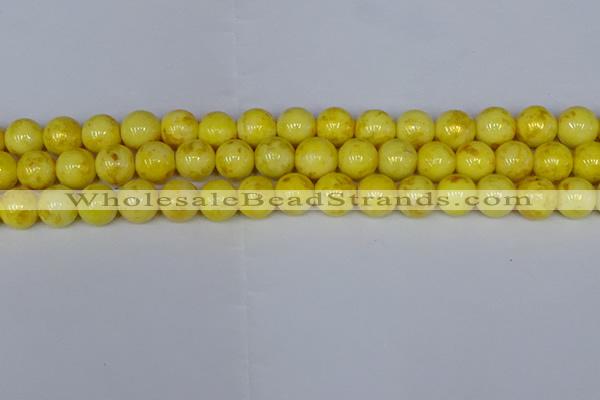 CMJ907 15.5 inches 8mm round Mashan jade beads wholesale