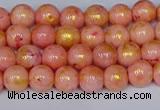 CMJ910 15.5 inches 4mm round Mashan jade beads wholesale