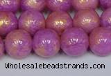 CMJ922 15.5 inches 8mm round Mashan jade beads wholesale