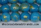 CMJ952 15.5 inches 8mm round Mashan jade beads wholesale