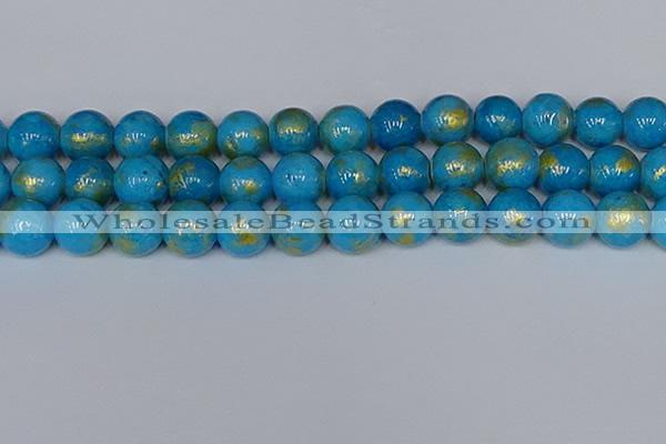 CMJ954 15.5 inches 12mm round Mashan jade beads wholesale