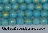 CMJ965 15.5 inches 4mm round Mashan jade beads wholesale