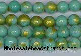 CMJ970 15.5 inches 4mm round Mashan jade beads wholesale