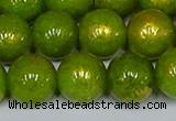 CMJ988 15.5 inches 10mm round Mashan jade beads wholesale