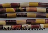 CMK104 15.5 inches 6*11mm tube mookaite beads wholesale