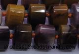 CMK290 15.5 inches 11*15*15mm faceted triangle mookaite beads