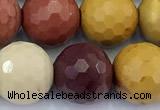 CMK373 15 inches 10mm faceted round mookaite gemstone beads