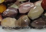 CMK50 15.5 inches 15*20mm faceted freeform mookaite beads wholesale