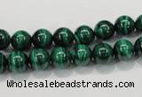 CMN151 AA grade 8mm round natural malachite beads Wholesale