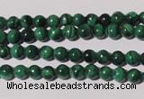 CMN202 15.5 inches 4mm round natural malachite beads wholesale