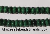 CMN205 15.5 inches 5*8mm rondelle natural malachite beads wholesale