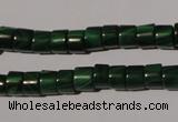 CMN236 15.5 inches 5*7mm heishi natural malachite beads wholesale