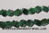 CMN246 15.5 inches 6*6mm cube natural malachite beads wholesale