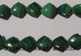 CMN289 15.5 inches 10*10mm trapezoid natural malachite beads