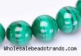 CMN39 AB grade 8mm round natural malachite beads Wholesale