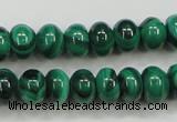 CMN400 15.5 inches 4*6mm rondelle natural malachite beads wholesale