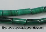 CMN410 15.5 inches 4*9mm tube natural malachite beads wholesale