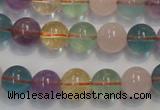 CMQ213 15.5 inches 10mm round multicolor quartz gemstone beads