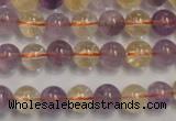 CMQ216 15.5 inches 8mm round multicolor quartz gemstone beads