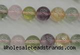 CMQ303 15.5 inches 10mm round multicolor quartz gemstone beads