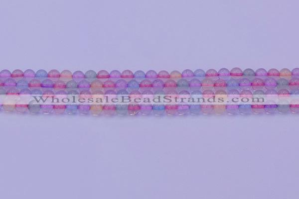 CMQ331 15.5 inches 6mm round colorful quartz beads wholesale