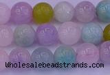 CMQ342 15.5 inches 8mm round mixed quartz gemstone beads