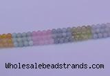 CMQ361 15.5 inches 6mm round rainbow quartz beads wholesale