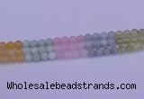 CMQ362 15.5 inches 8mm round rainbow quartz beads wholesale