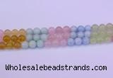 CMQ363 15.5 inches 10mm round rainbow quartz beads wholesale