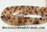 CMQ448 15.5 inches 4mm - 12mm round mixed quartz graduated beads