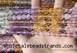 CMQ543 15.5 inches 8mm faceted round colorfull quartz beads