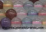 CMQ570 15.5 inches 6mm round mixed quartz beads wholesale