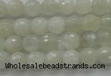 CMS1041 15.5 inches 6mm faceted round A grade white moonstone beads