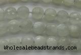 CMS1055 15.5 inches 6mm faceted round grey moonstone beads wholesale