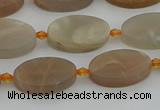 CMS1144 15.5 inches 12*20mm oval moonstone gemstone beads