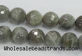 CMS125 15.5 inches 12mm faceted round moonstone gemstone beads