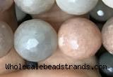 CMS1459 15.5 inches 12mm faceted round AB-color moonstone beads