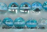 CMS1554 15.5 inches 12mm round synthetic moonstone beads wholesale