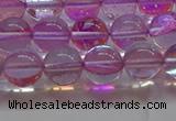 CMS1592 15.5 inches 8mm round synthetic moonstone beads wholesale