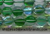 CMS1602 15.5 inches 8mm round synthetic moonstone beads wholesale