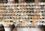 CMS1715 15.5 inches 6mm faceted round rainbow moonstone beads