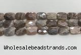 CMS1785 15.5 inches 13*18mm faceted rectangle AB-color moonstone beads